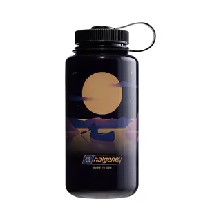 Nalgene Trinkflasche 'Wh Sustain' - 1 Liter, Große Trinköffnung, Optimal Zu Reinigen, Landscape Moonset