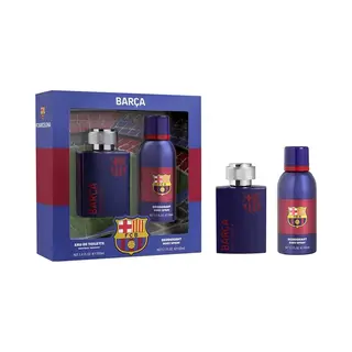 Air-Val International Eau De Toilette 100ml BarÇA Vapo, + Deodorant 150ML Vapo.