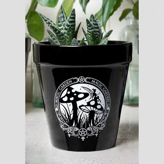 Alchemy - Magic Garden Plantenpot - Zwart/Wit