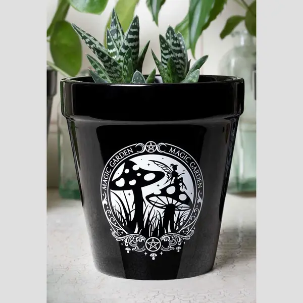 Alchemy - Magic Garden Plantenpot - Zwart/Wit thumbnail