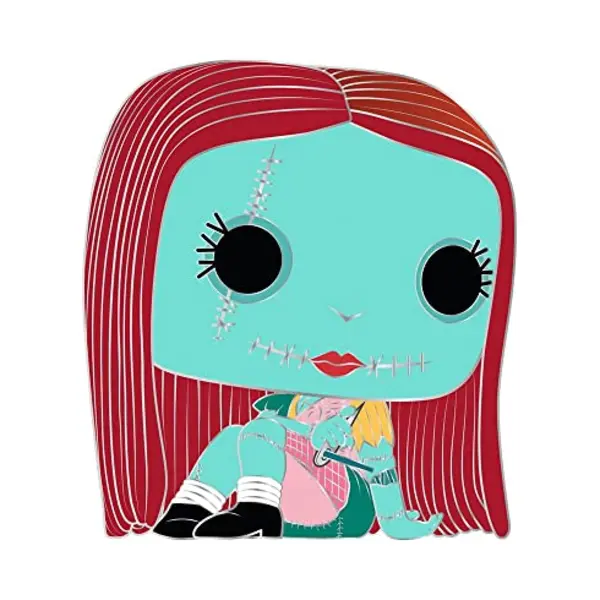 Funko Pop! Large Enamel Pin Disney, The Nightmare Before Christmas - Sally Enamel Pins - Cute Collectable Novelty Brooch - For Backpacks & Bags - thumbnail
