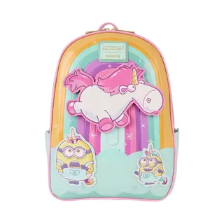 Minions Loungefly - Fluffy Unicorn Mini Backpacks Multicolour