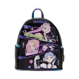 Loungefly KPop Demon Hunters Huntr/X Mini Backpack With Photo Card Charm
