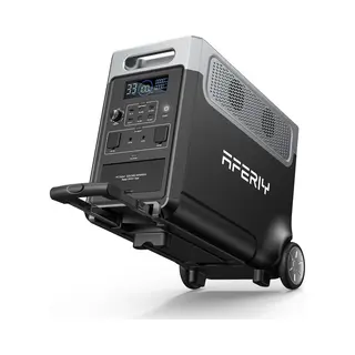 Aferiy P310 3600W Draagbare Powerstation - 3840Wh LiFePO4 Baterij - Snelladen In 1, 5u - App-besturing - Ups En Zonnepaneel Compatibel – Ideaal Voor