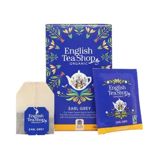 English Tea Shop - Organic Earl Grey 20 Tea Bag Sachet - 45g