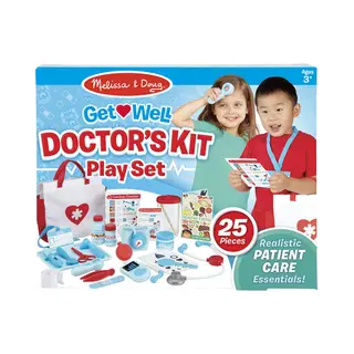 Melissa & Doug Mpp Pys GetWell Doctors Kit Plyst Gml