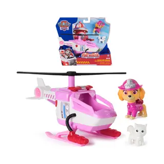 Spin Master Paw Patrol Fire Rescue: Skye Rescue Fire Chopper with Action Figure, Kitty Friend & Toy Helicopter, Kids Toys for Boys & Girls Ages 3 and Up