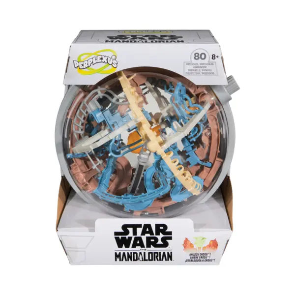 Spin Master Perplexus Star Wars - The Mandalorian, 3D-Kugellabyrinth mit 80 Hindernissen thumbnail