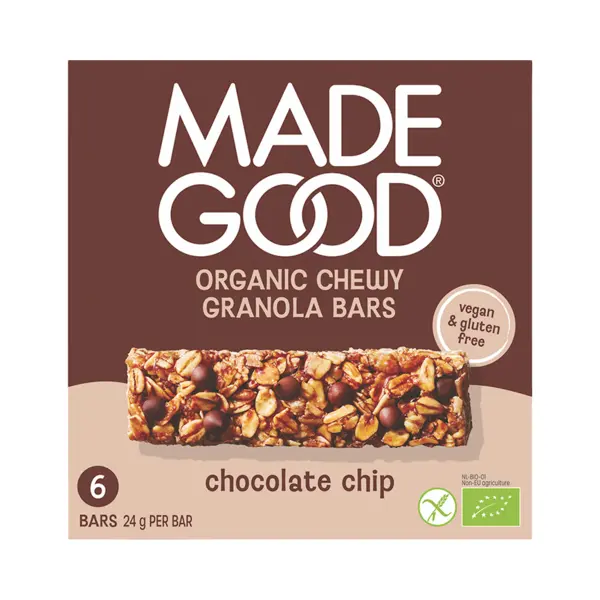 MadeGood Granola Repen Chocolate Chip 6 Stuks thumbnail