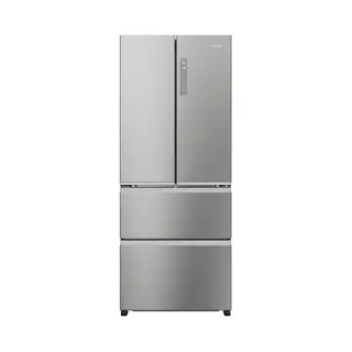 Haier HFR3718DNMM Freistehend 402 l Edelstahl