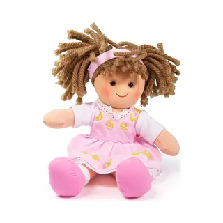 Bigjigs Toys Rose Doll - Small Ragdoll Cuddly Toy