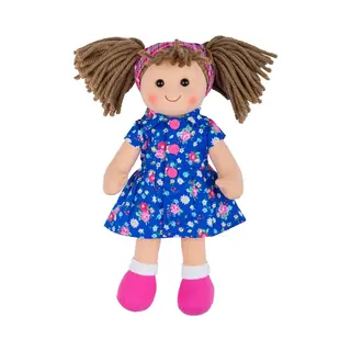 Bigjigs Toys Hollie Doll - Small Ragdoll Cuddly Toy