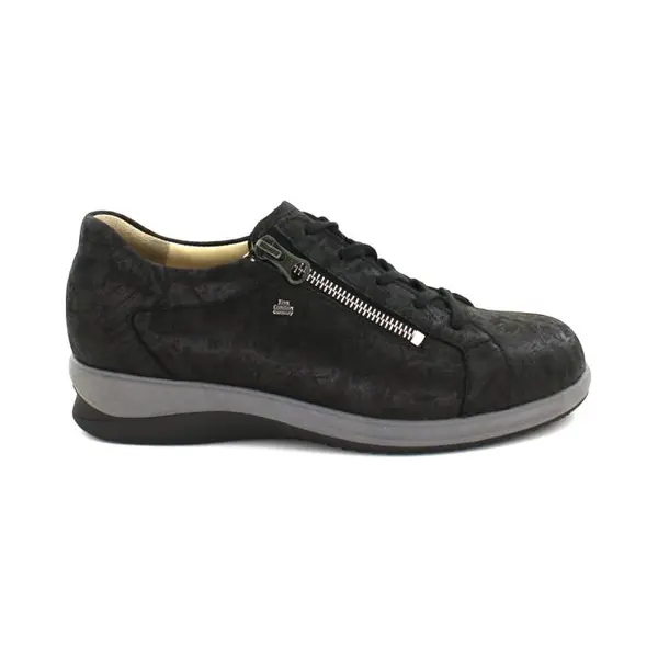 FinnComfort Finn Comfort, Tartu, 02247-749144, Zwarte Dames Veterschoen Met Rits thumbnail