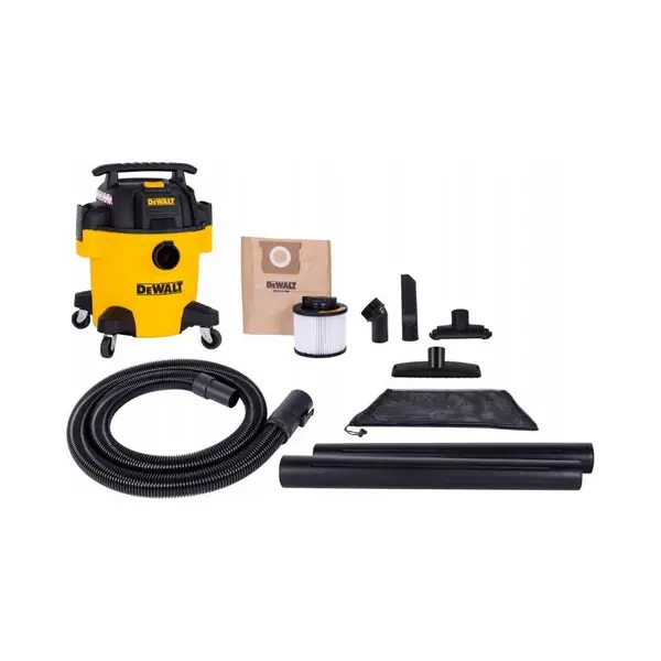 DeWALT DXV20PTA Stofzuiger - Nat/Droog - 1050W - 20L - Pta Connectie thumbnail