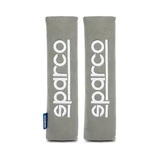 Sparco SPC1204GR Seat Belt Padding Protector Car Gray, 2 Units, Grigio