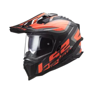 LS2, Motocross Helm Explorer Carbon Frontier Black Blue, S