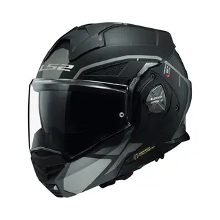 LS2, Klapphelm Motorrad Advant X Metryk Matt Titanium, Xxxl