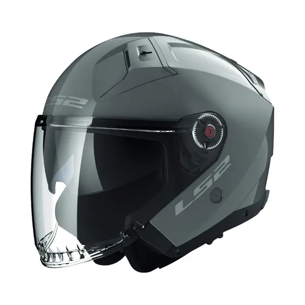 LS2, Jet-Motorradhelm Infinity Ii Solid Nardo Grey, M thumbnail