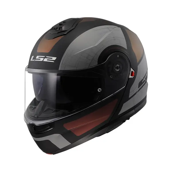 LS2, Modularer Motorradhelm Strobe Ii Orion Matt Black Purple Blue, Xxl thumbnail