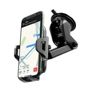 Hoco Telefoonhouder Auto Dashboard/Raam - Gsm Houder - Stevige Zuignap - 360° Verstelbaar - Eénhandsbediening Auto Houder - Universeel - Auto
