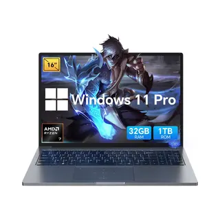 Blackview GamiBook 8 Gaming Laptop - 16 Inch Full Hd - 32 Gb Ram - 1 Tb Ssd - Amd Ryzen™ 7 7735HS - Tot 4, 75 GHz - WiFi 6 - Windows 11 Pro Notebook