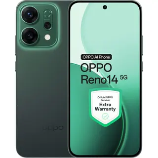 Oppo Reno14 5G 156GB Luminous Green - Extra Garantie