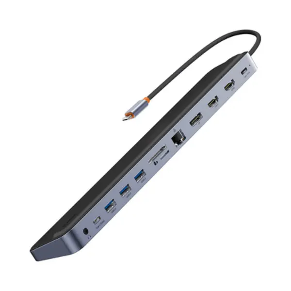 Baseus WKSX030213 interface hub Usb 3.2 Gen 1 (3.1 Gen 1) Type-C 5000 Mbit/s Zwart thumbnail