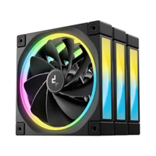 DeepCool FL12R-3 In 1 Computergehäuse Ventilator 12 cm Schwarz 3 Stück(e)