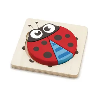vigatoys Viga Toys - Vormenpuzzel - Lieveheersbeestje