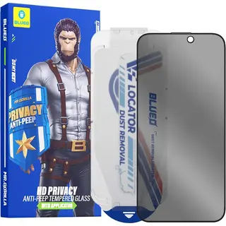 Blueo Glasfolie - Privacy Screenprotector Geschikt Voor IPhone 16 Pro Max - Met Installatie Kit