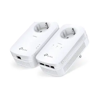 Tp-Link AV1300-Gigabit-Powerline-Adapter Kit mit Steckdose