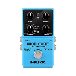 Nux Nu-X | Mod Core Deluxe MkII Pedal With New Effect Models, Signal & Routing Options
