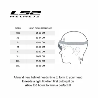 LS2 FF820 Rapid Iii Helm Hyper Mat Zwart Rood Xxxl