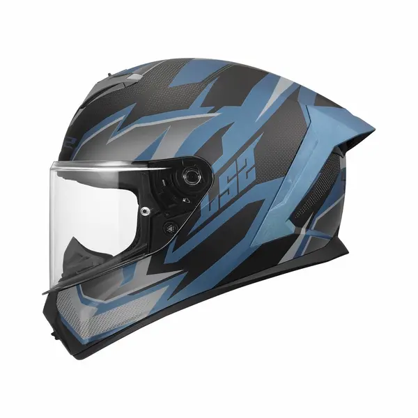 LS2 FF820 Rapid Iii Helm Xtrem Mat Blauw Petrol Xs thumbnail
