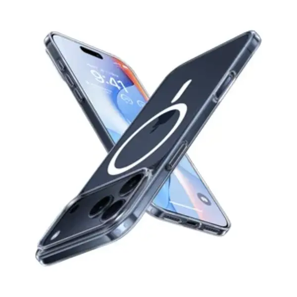 Torras - SlimFit MagSafe Series - IPhone 17 - Clear (Apple IPhone Air), Smartphonehoes, Transparant thumbnail