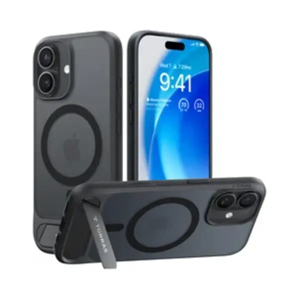 Torras Pstand Series (Apple IPhone 17), Smartphone Hülle, Schwarz thumbnail