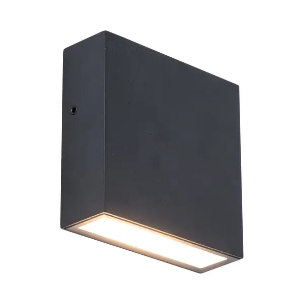 Lutec Gemini Xf, In Elegantem Design, Moderne Wandleuchte, Aluminium In Anthrazit, Geeignet Für Jede Hauswand, Garage, Terrasse, 9 Watt, 230 V, 750 thumbnail