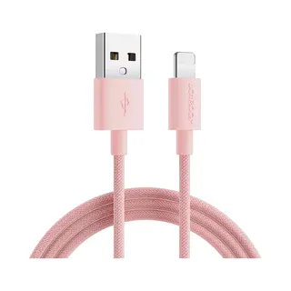 Joyroom S-2030M13 Rosa Bunte Datenkabel Usb-A / Lightning 2, 4A 2m