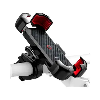 Joyroom - Telefoonhouder Geschikt Voor Fiets - Gsm Houder - Universele Telefoon Houder Motor - Zwart