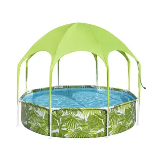 Bestway Splash-in-Shade Rond Bovengronds Zwembad met Uv Careful Zonnescherm