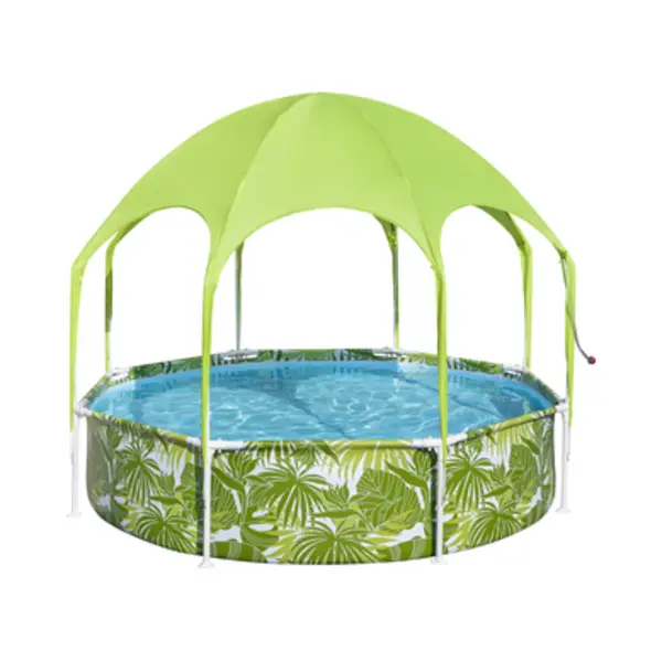 Bestway Splash-in-Shade Rond Bovengronds Zwembad met Uv Careful Zonnescherm thumbnail
