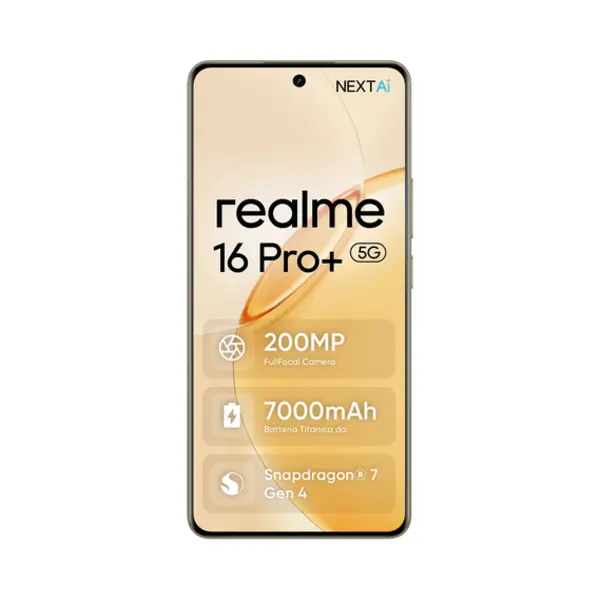 realme 16 Pro+ 12 Gb 512 Gb 7000 mAh Gold thumbnail