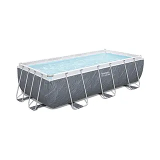 Bestway 56721 Aufstellpool Gerahmter Pool Rechteckig
