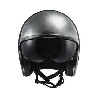 LS2 OF599 Spitfire Ii Jeans Titanium Jethelm - Maat Xl - Helm