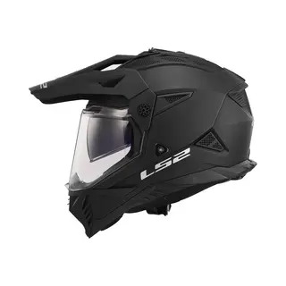 LS2 Pioneer Ii Adventure Motorcycle Motocross Helmet Matt Black - 3XL
