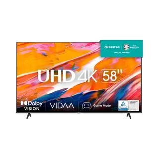 Hisense 58A6K 147,3 cm (58") 4K Ultra Hd Smart-Tv Wlan Schwarz 300 cd/m²