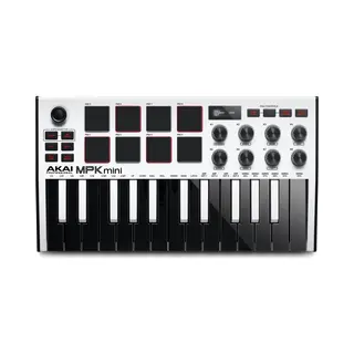 Akai Mpk Mini MK3 Midi keyboard 25 keys Usb Black, White