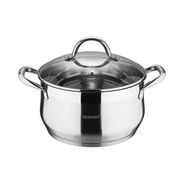 Bergner Bg-6508 steelpan 5,6 l Rond Roestvrijstaal thumbnail