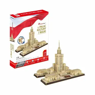 Cubicfun Puzzle 3D Palac Kultury I Nauki 144 Elementy (144 onderdelen)