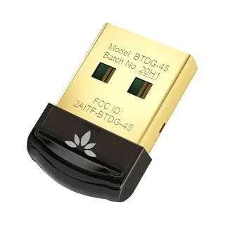 Avantree DG45 - Bluetooth 5.0 Adapter Für Pc, Usb Dongle Stick Für Windows Computer Desktop Laptop, Drahtlose Übertragung Für Bluetooth Kopfhörer